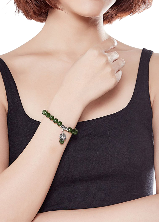 Vòng Mala Ngọc Bích Ngọc Quý Gemstones VT21