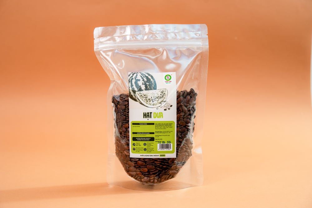 HẠT DƯA RANG KHÔNG MÀU THÀNH LONG 500G - VIỆT NAM