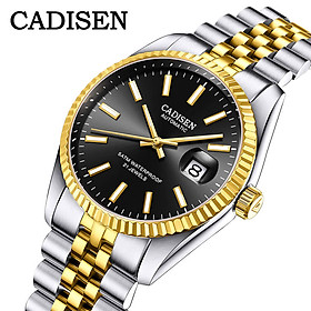 Đồng Hồ Nam Cadisen C8053M1 Chính Hãng Full Box Chống Nước Kính Chống Xước Dây Thép BH 2 Năm Máy Cơ