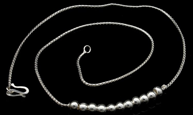 Dây Chuyền Trẻ Em Bạc Ta - Bạc Hiểu Minh DTE046