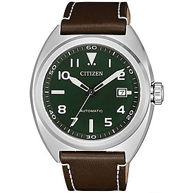 Đồng Hồ Nam Citizen Dây Da NJ0100-38X - Mặt Xanh
