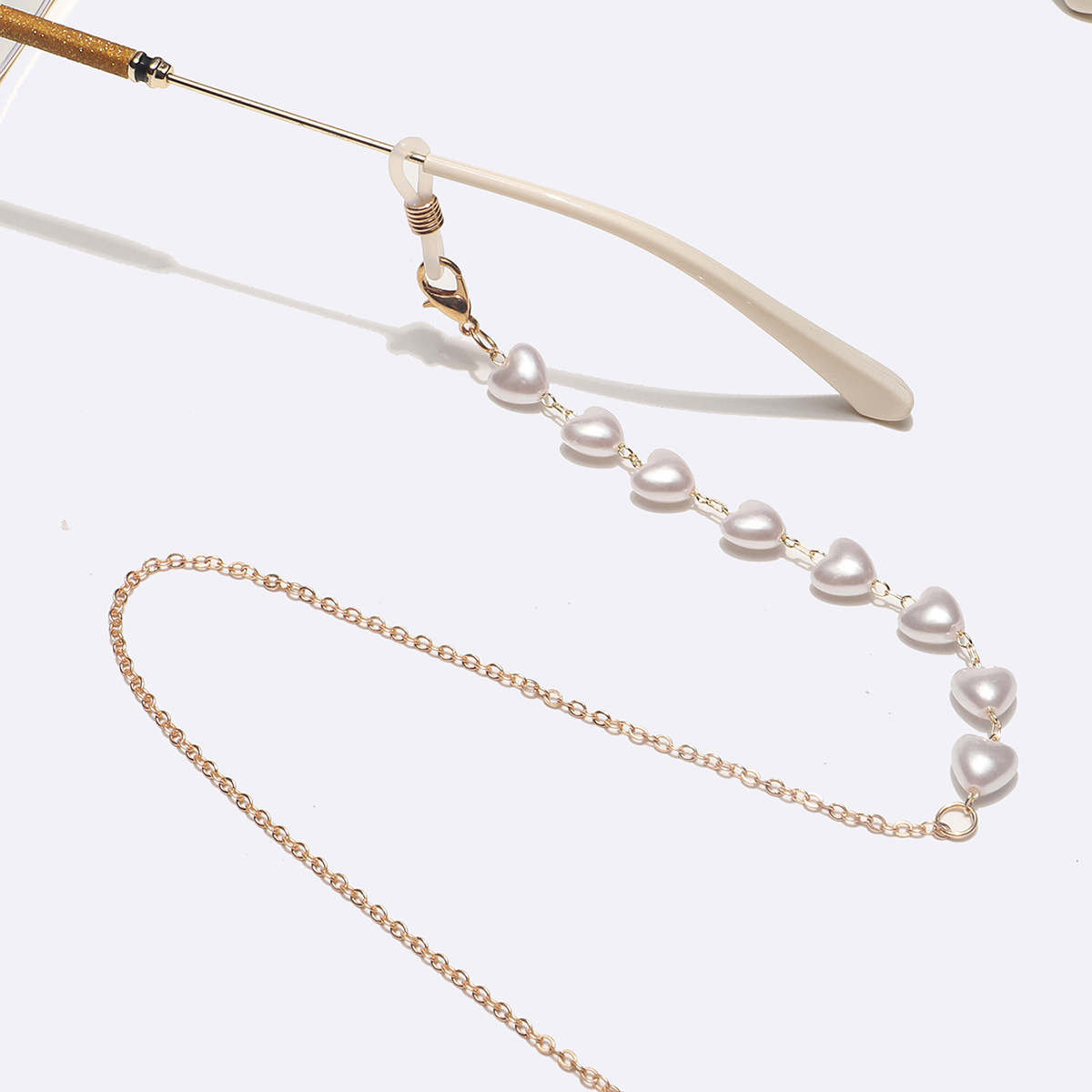 Phụ kiện kính glasses chain trái tim ngọt ngào phong cách Hàn Quốc unisex ấn tượng dây đeo khẩu trang tai nghe airpod