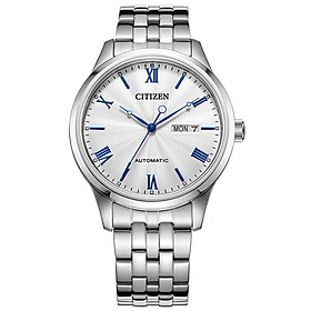 Đồng Hồ Nam Citizen Dây Thép Không Gỉ NH7501-85A - Mặt Trắng (Sapphire)
