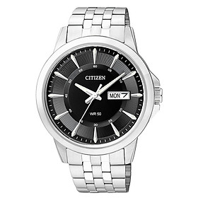 Đồng Hồ Nam Citizen Dây Thép Không Gỉ BF2011-51E - Mặt Đen