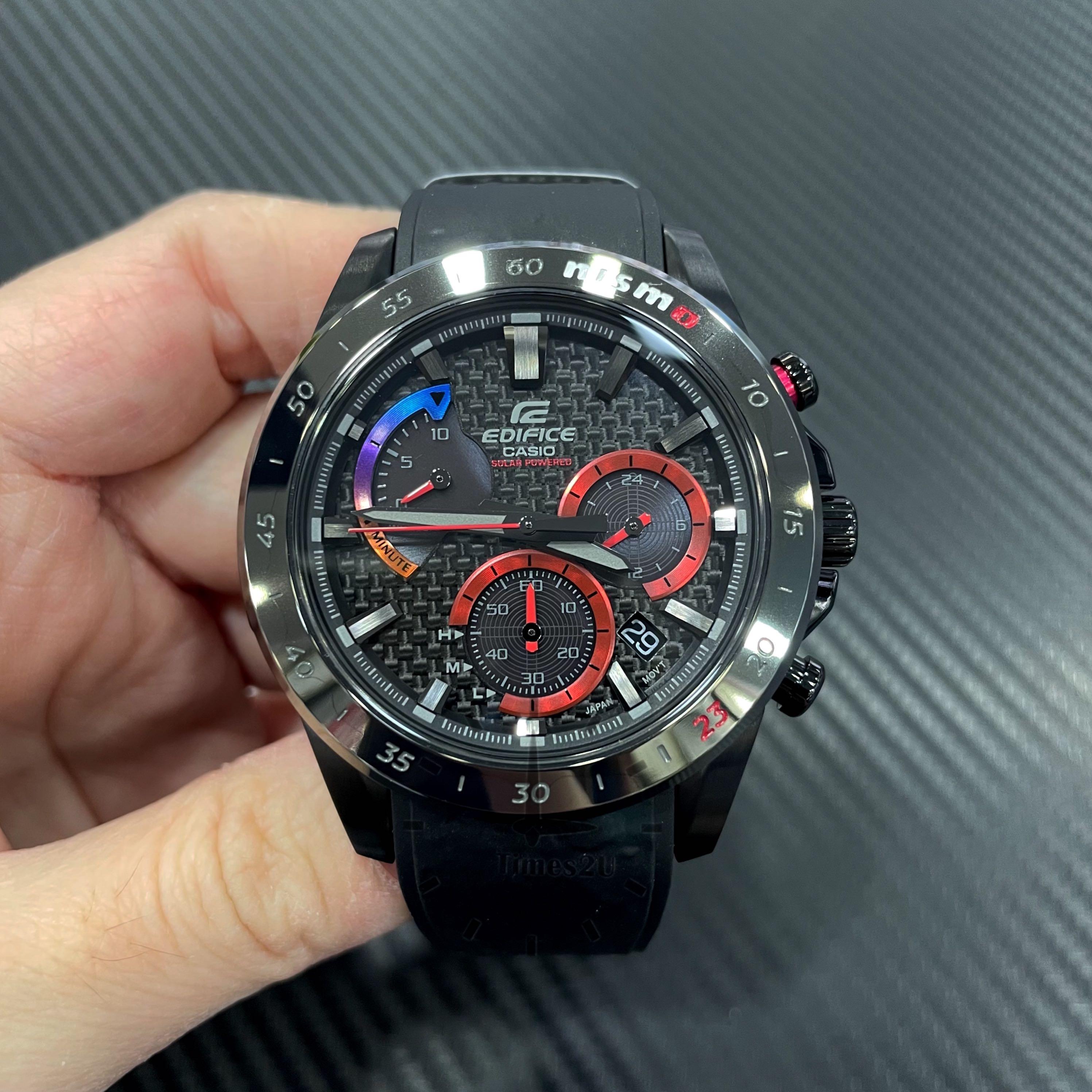 Đồng Hồ Nam Dây Nhựa Casio Edifice EQS-930NIS-1ADR Chính Hãng - EQS-930NIS-1 Pin Năng Lượng Mặt Trời