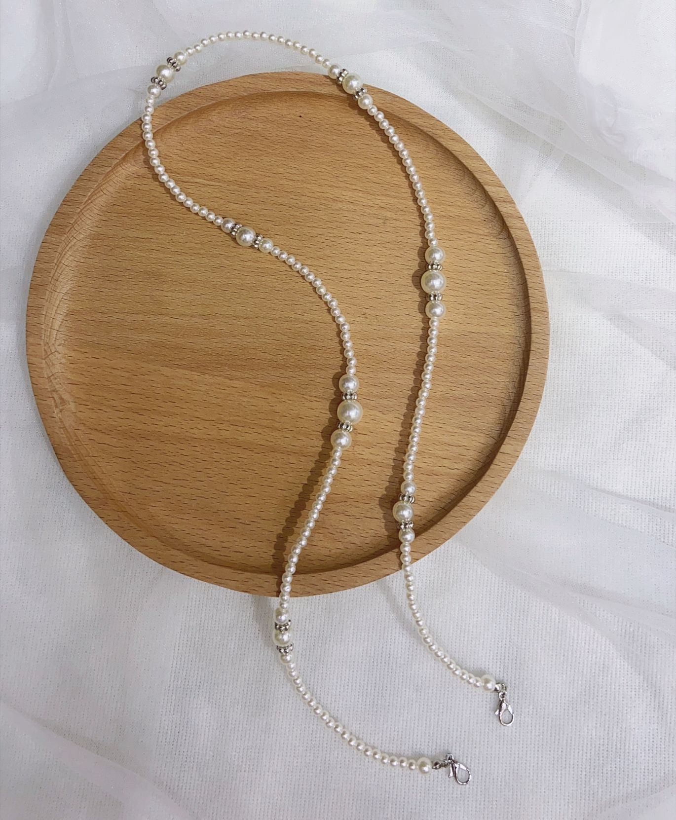 Phụ kiện kính dây chuyền mắt kính ngọc trai ấn tượng dây đeo khẩu trang mặt nạ chống rơi chuỗi chain giữ airpod tiện dụng thời trang XM584