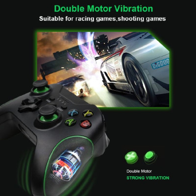 Gamepad tay game không dây S168 wireless USB 2.4G cho máy tính, laptop hàng nhập khẩu
