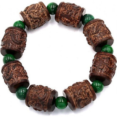 Vòng tay chuỗi hạt rồng gỗ đàn hương TRNS22