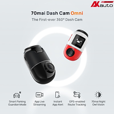 [HÀNG CHÍNH HÃNG-PHIÊN BẢN QUỐC TẾ] Camera Hành Trình 70mai Omni X200 Giám Sát Xe Từ Xa Siêu Hot