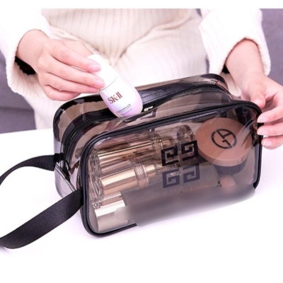 Set 3 túi  xách trong suốt đựng mỹ phẩm du lịch   , chống nước,  thời trang thanh lịch , trẻ trung hiện đại , sang trọng 