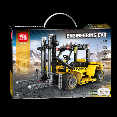 MINGDI - 8710 - Lắp Ráp Xe Nâng Kỹ Thuật Điều Khiển Từ Xa Tỉ Lệ 1:2 
