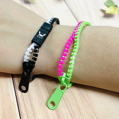 Vòng tay kéo khoá 3-6 cái nhiều màu /lắc tay kéo khoá