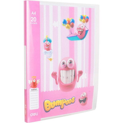 File Lá A4 Deli - EZ55002/EZ55102/EZ55202 Bằng Nhựa - Giao Mẫu Ngẫu Nhiên