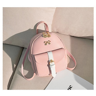 Balo Nữ Thời Trang, Balo Mini Da Thắt Nơ Hàn Quốc Đeo Vai Phong Cách Thời Trang Nhiều Màu Lựa Chọn Đi Du Lịch/ Đi Làm/ Sử Dụng Hằng Ngày 