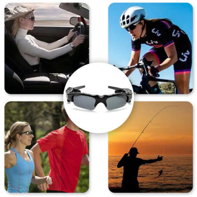Kính Mát phân cực Thông Minh, kiêm Tai Nghe Bluetooth Không Dây Thể Thao Có Micro Cho Điện Thoại, Nghe Nhạc, Bảo Vệ Mắt