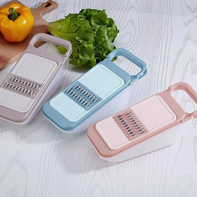 Dụng Cụ Bào Rau Củ Đa Năng Thiết Kế 3 Lưỡi Dao Cắt Kèm Hộp Đựng Thông Minh Tiện Lợi - Bào Củ Quả , Thái Thạch Sợi Trà Sữa Có Khay Đựng,Nhỏ Gọn Tiện Lợi - Hàng cao cấp