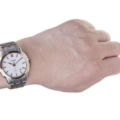 Đồng Hồ Nam Citizen Dây Thép Không Gỉ NB0024-54A - Mặt Trắng (Sapphire)
