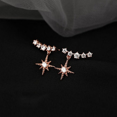 Bông tai vành đá S925 tinh tế