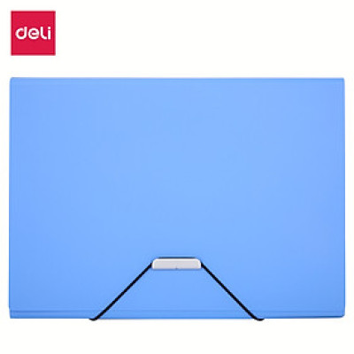 Cặp Tài Liệu A4 Deli - Chun Cố Định - Màu Ngẫu Nhiên - 1 Chiếc - W5554