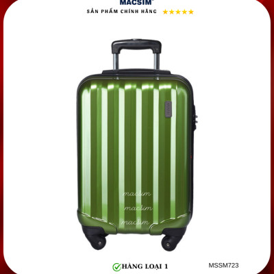 Vali cao cấp Macsim Smooire MSSM723 cỡ 20 inch màu xanh lá - Hàng loại 1