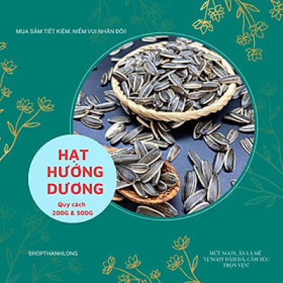 HẠT HƯỚNG DƯƠNG RANG MUỐI NGUYÊN VỊ THÀNH LONG 200G - VIỆT NAM