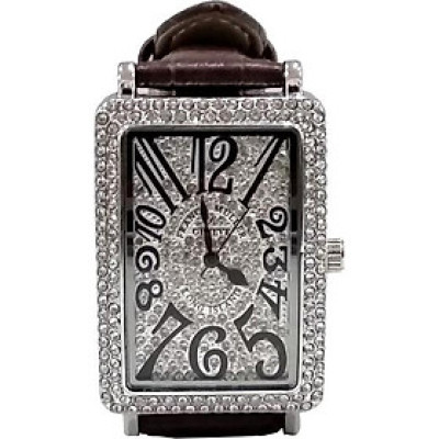 Đồng Hồ Da Haoba 185 - Mẫu 1 - Dây Nâu