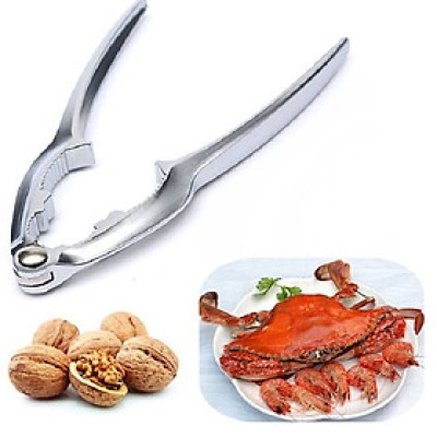  Kẹp  tách hải sản cua ghẹ , tách vỏ các loại hạt bằng inox không gỉ , phụ kiện nhà bếp đa năng 