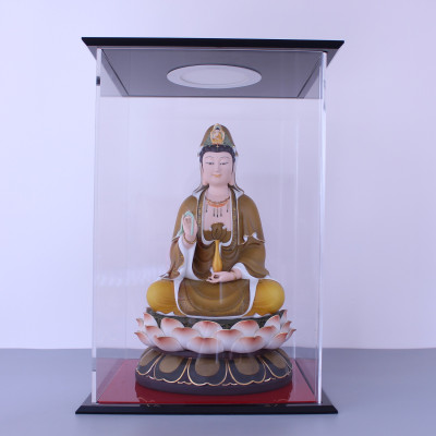 Hộp mica Enter BOX202 30x30x40cm mica dày 5mm, đế đen 10mm, đèn led