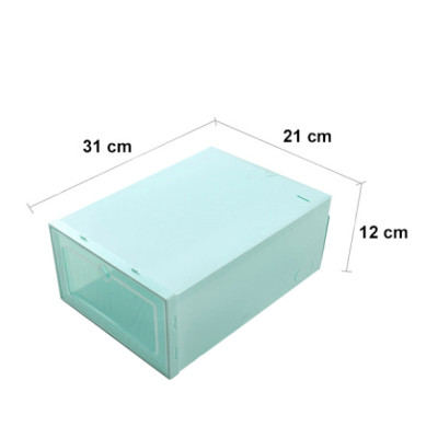 Hộp Đựng Giày Dép Thông Minh Nắp Nhựa Cứng