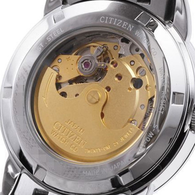 Đồng Hồ Nam Citizen Dây Thép Không Gỉ NH8270-56E - Mặt Đen (Sapphire)