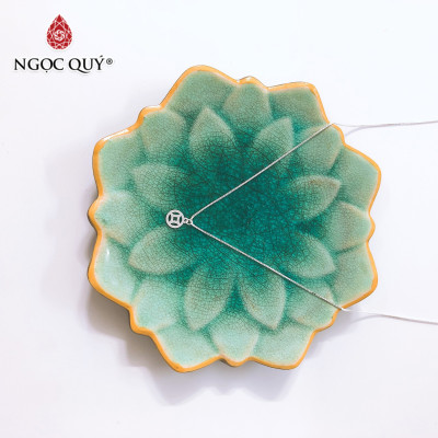 Dây chuyền bạc mặt đồng tiền - Ngọc Quý Gemstones