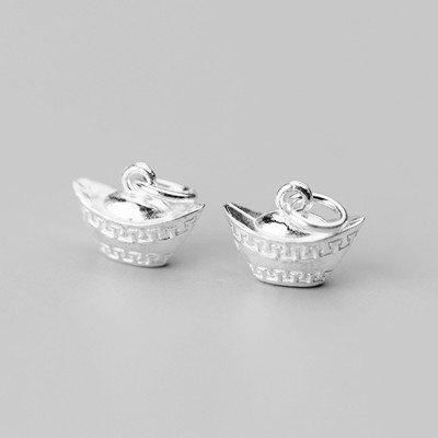 Charm bạc thỏi bạc treo - ngọc Quý Gemstones