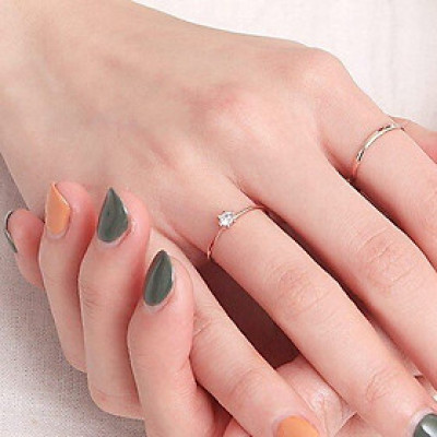 Nhẫn Vàng 14KR Đính Đá CZ (Birthstone Ring) - MOON Jewelry