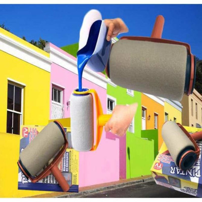 Cây lăn sơn thông minh - Hàng nhập khẩu - Tặng kèm ca đổ sơn