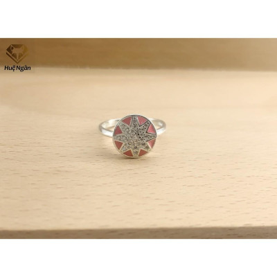 Nhẫn bạc 925 Huệ Ngân-Mặt Trời Tỏa Nắng Jz060