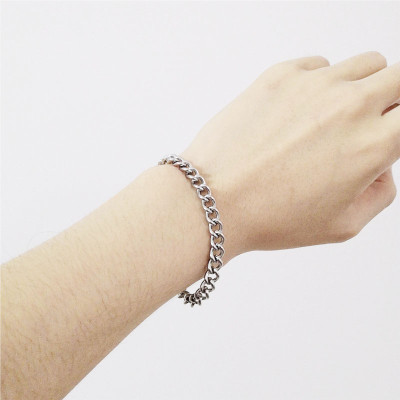 Vòng tay khoá OT cá tính hoang dã phong cách Hàn Quốc