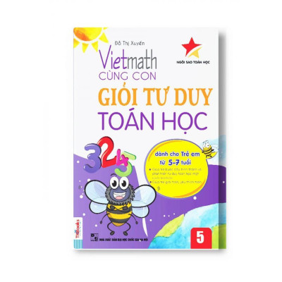 Sách - Vietmath - Cùng Con Giỏi Tư Duy Toán Học - Tập 5 - MCBooks