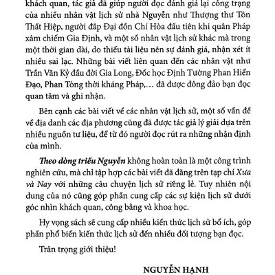 Theo Dòng Triều Nguyễn (Tái Bản 2020)