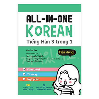 Sách - All - In - One Korean (Tiếng Hàn 3 Trong 1) (Kèm 1 Đĩa CD) - Nhân Trí Việt