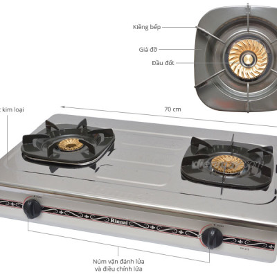Bộ kiềng bếp gas đa năng Redhome( Sử dụng thay thế cho các dòng bếp rinnai mặt men, mặt inox) - Hàng chính hãng