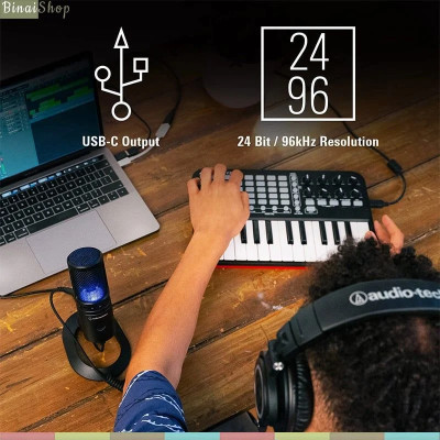 Audio Technica AT2020USB-X - Micro Condenser USB Cho Nhà Sáng Tạo Nội Dung - Hàng chính hãng