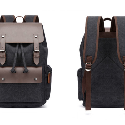 Balo nam vải canvas cao cấp phong cách mới 15,6"
