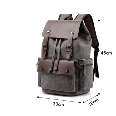 Balo nam vải canvas cao cấp phong cách mới 15,6"