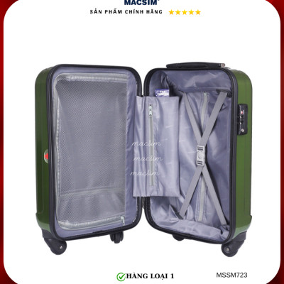 Vali cao cấp Macsim Smooire MSSM723 cỡ 20 inch màu xanh lá - Hàng loại 1