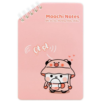 Sổ Lò Xo Moochi Notes A6 - Kẻ Ngang - 160 Trang 80gsm - The Sun 03