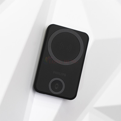 Sạc dự phòng từ tính không dây Philips Magnetic Wireless Power Bank PD20W 10000mAh DLP9535 - Hàng chính hãng