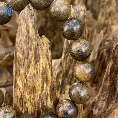 Vòng Trầm Hương May Mắn ATC 79265 16 Hạt 12mm