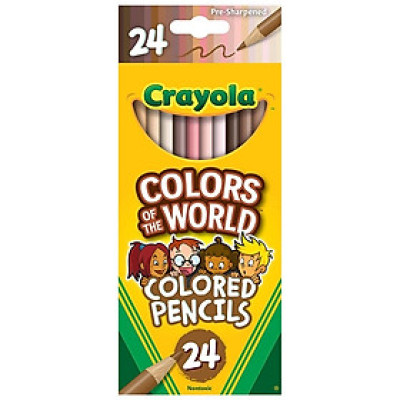 Bộ Bút Chì 24 Màu Color Of The World - Crayola 684607