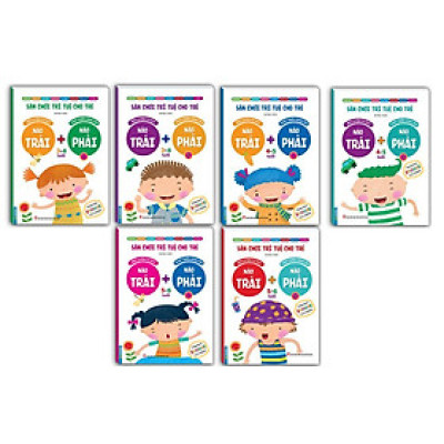 Sách - Sân Chơi Trí Tuệ Cho Trẻ - Não Trái + Não Phải - Combo 6 Cuốn - Minh Thắng