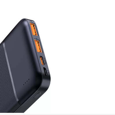 Pin dự phòng Wiwu Speedy Series Power Bank Wi-P001 cho điện thoại thông minh, dung lượng pin 20000mAh với 3 cổng sạc nhanh cho điện thoại - Hàng chính hãng